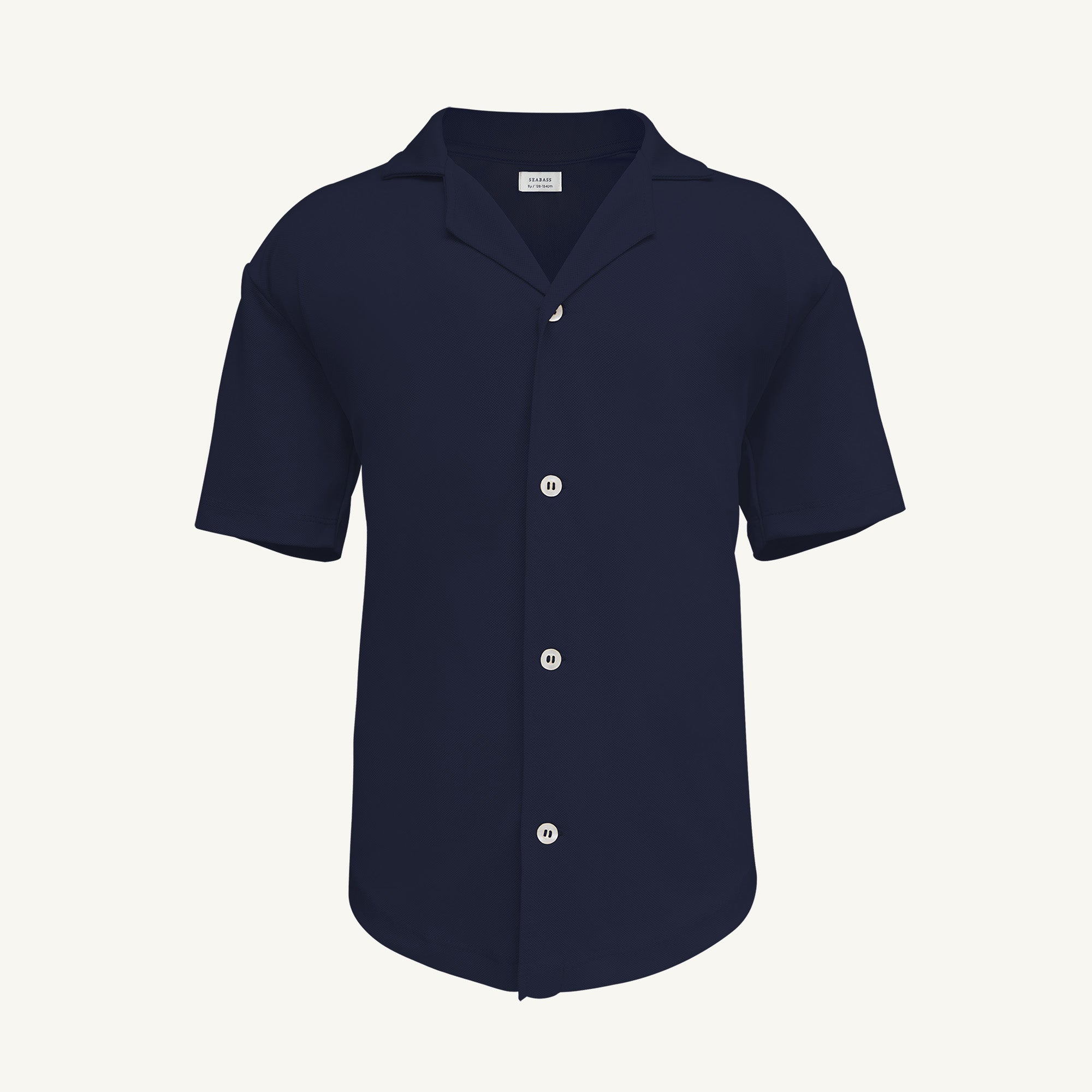 Boy UV Camp Shirt Navy Blue