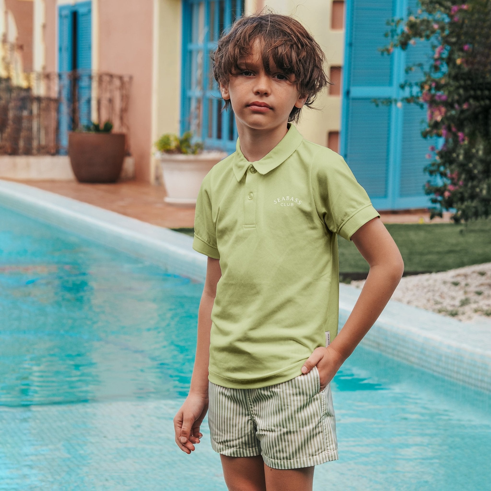 UV Polo Shirt (UPF 50+) - Gelato Pistachio - SEABASS official