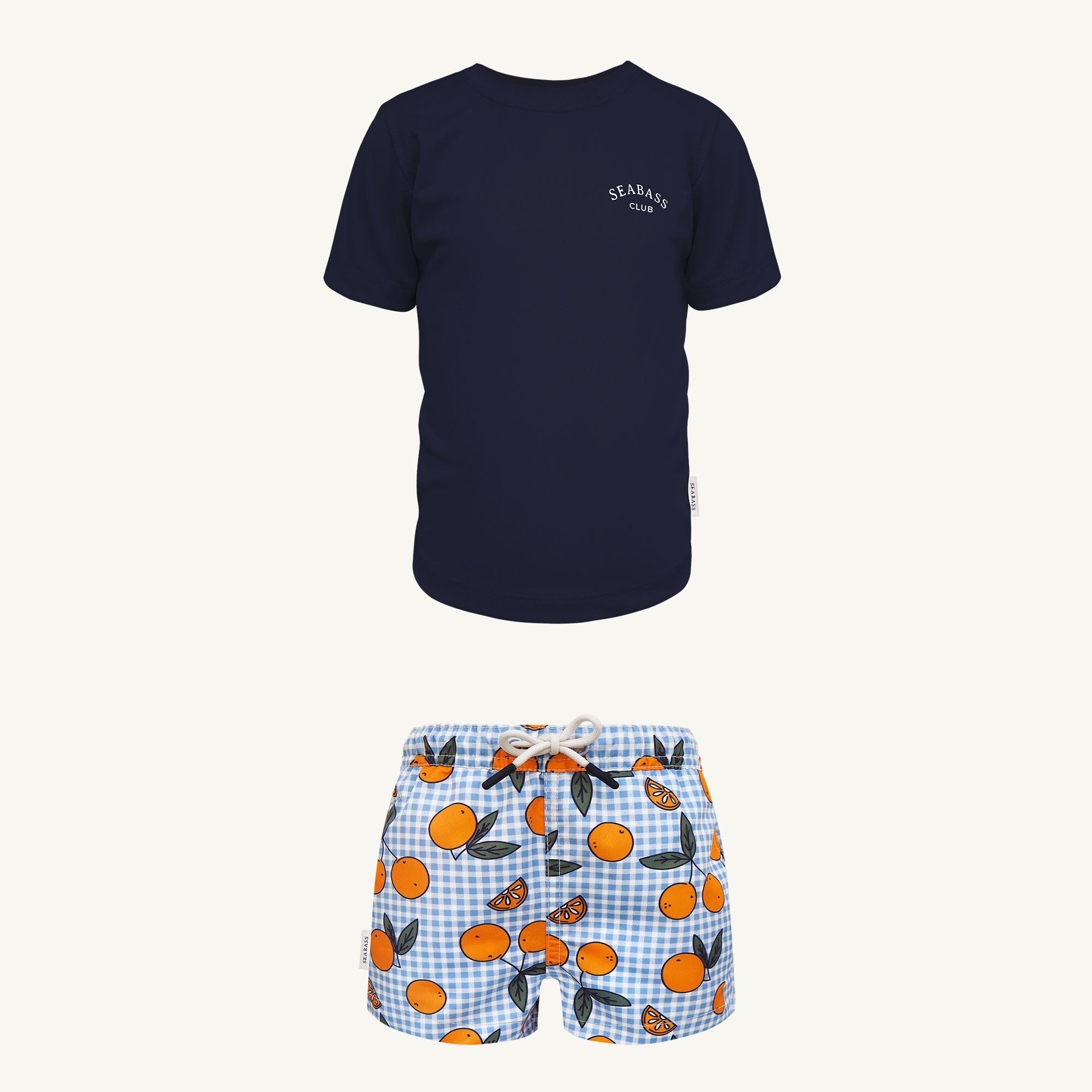 UV Swim Set - Short Corsica and T-Shirt Navy