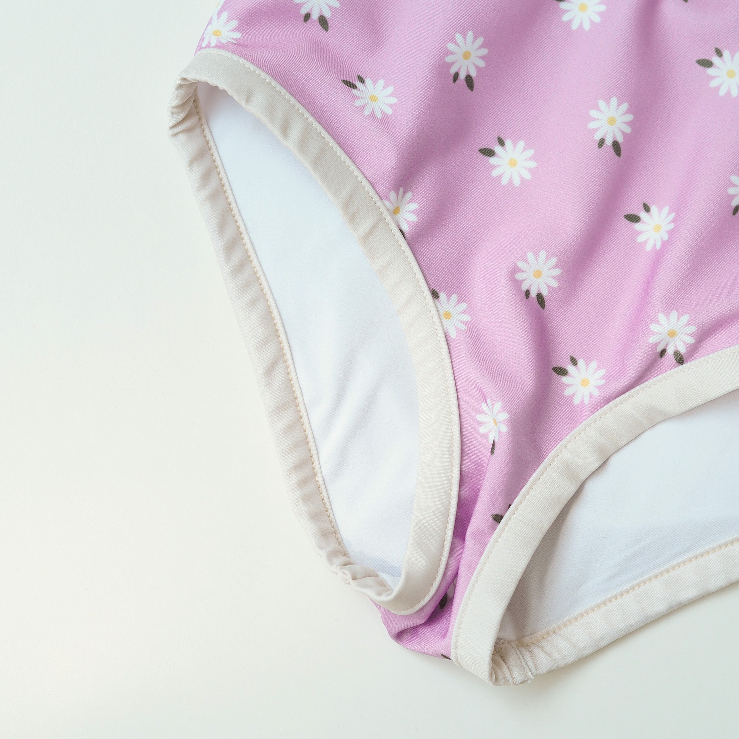 Girl UV Swimsuit Coco Florence - lilac daisies