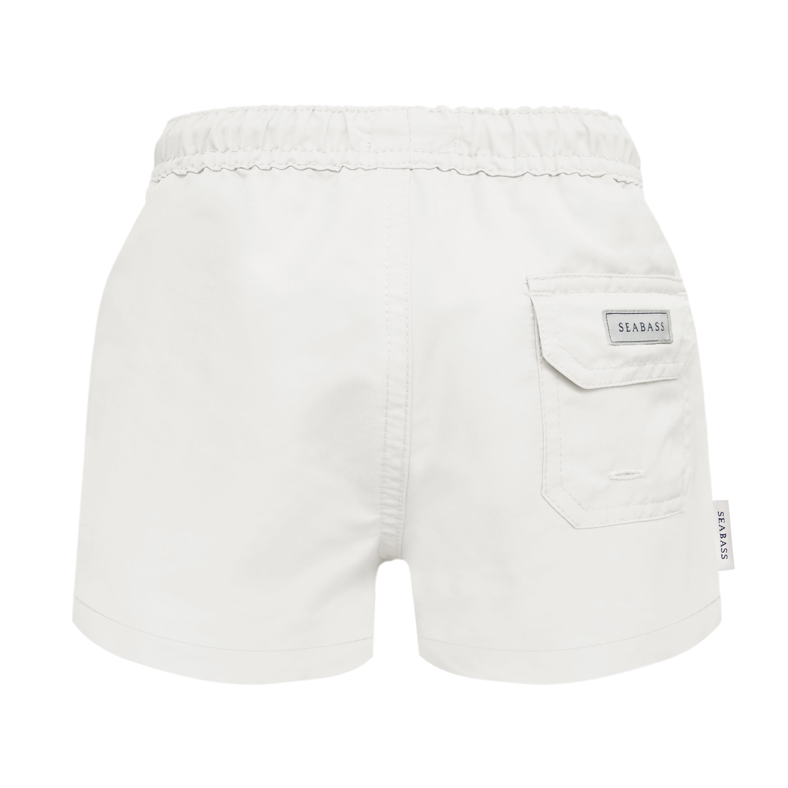 Men UV Swim Short Pearl White - solid