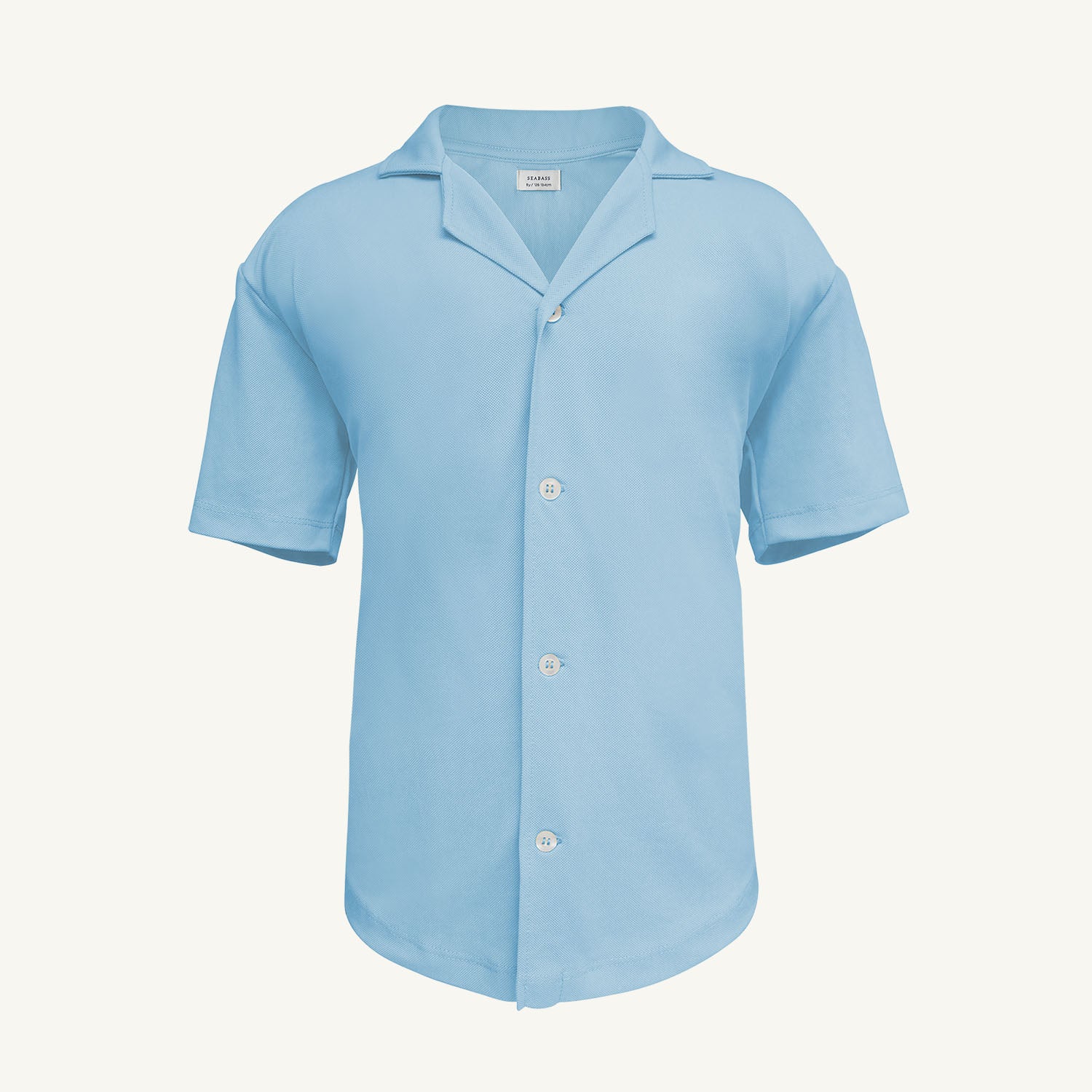 Boy UV Camp Shirt Clearwater Blue