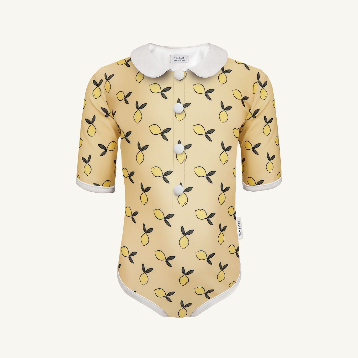 Girl UV Swimsuit Coco Capri - lemons