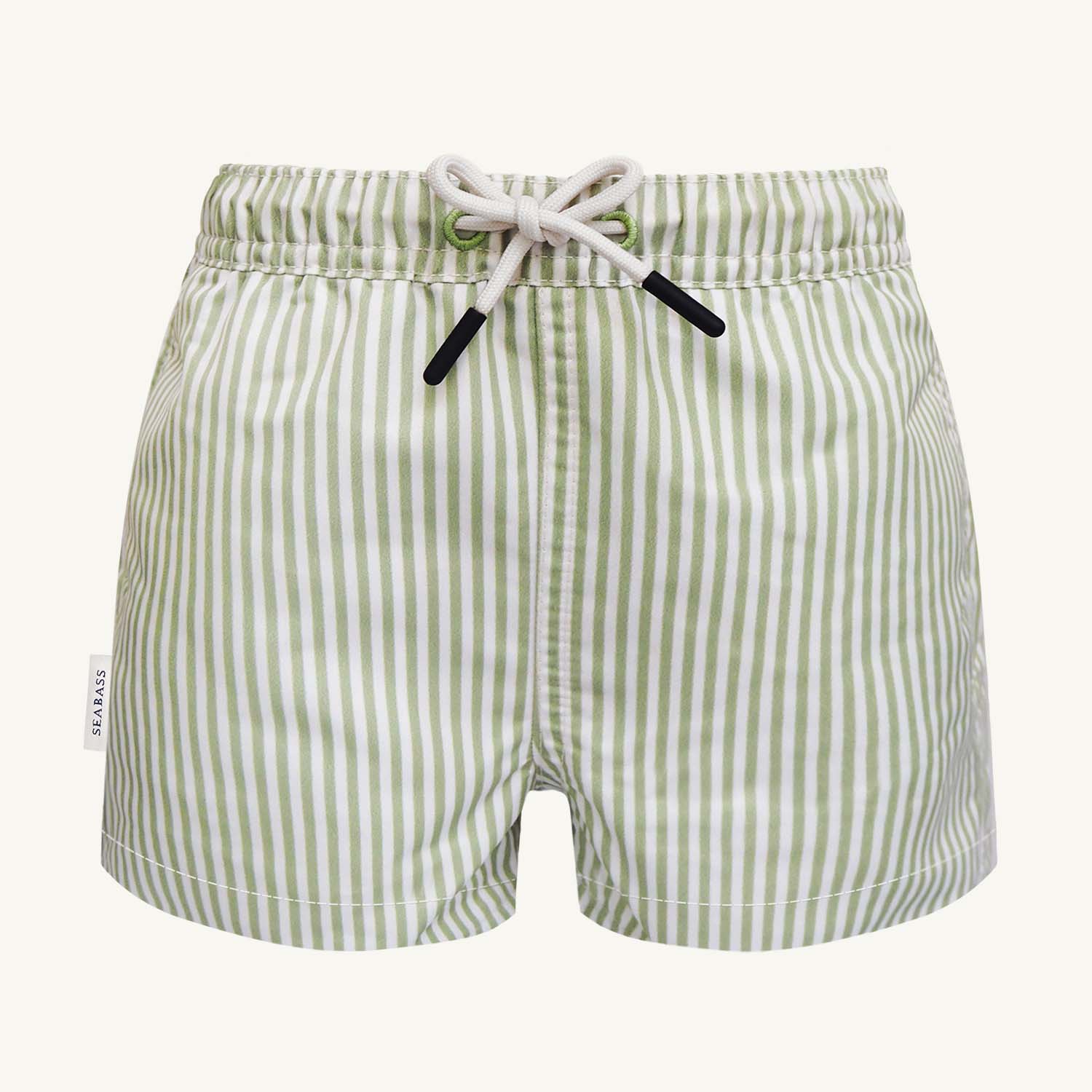 Boy UV Swim Short Portofino - green stripes